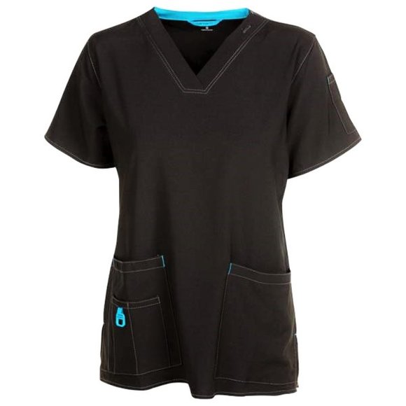 Carhartt • Scrubs Set ~ Black w/ Blue Trim 🖤💙